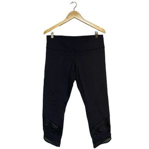 Lululemon Emerge Renewed Cropped Leggings Black Size 12